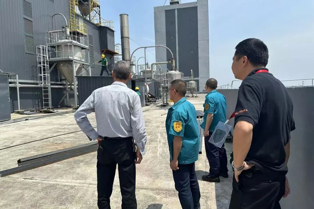Changshu Polyester kryen inspektime të sigurisë para festës së ditës së majit